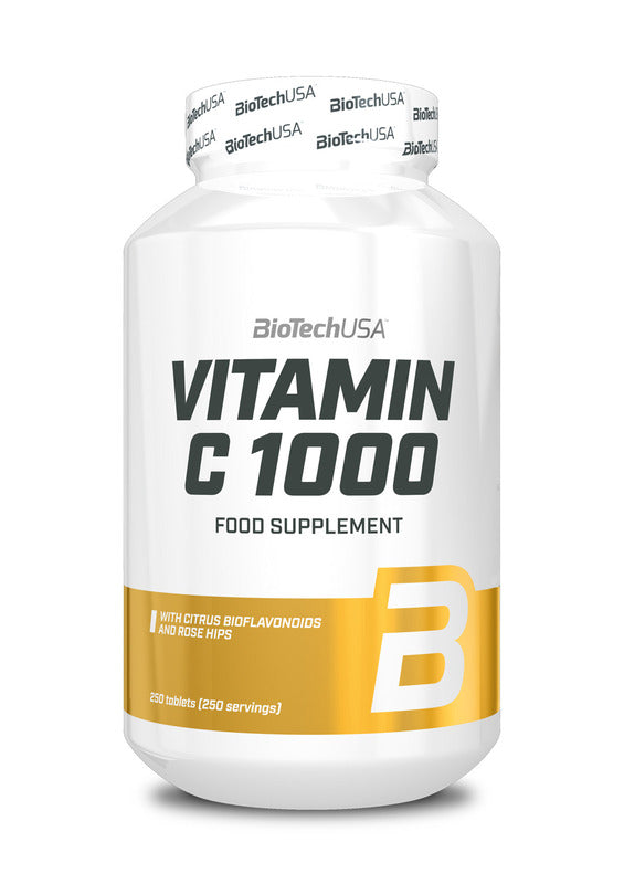 BioTech USA Vitamin C 1000, 250 Tablets