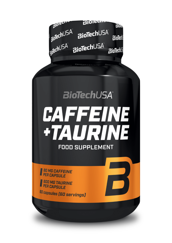 BioTech USA Caffeine & Taurine, 60 Capsules