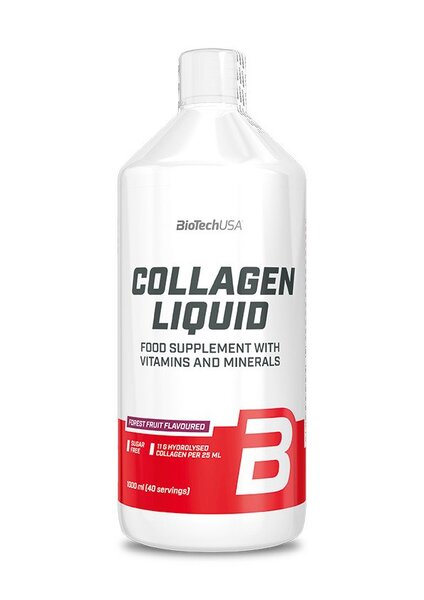 BioTech USA Collagen Liquid Forest Fruit, 1000 ml.