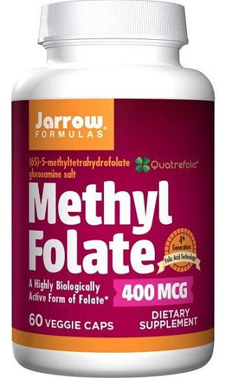 Jarrow Formulas Methyl Folate 400mcg, 60 vCapsules