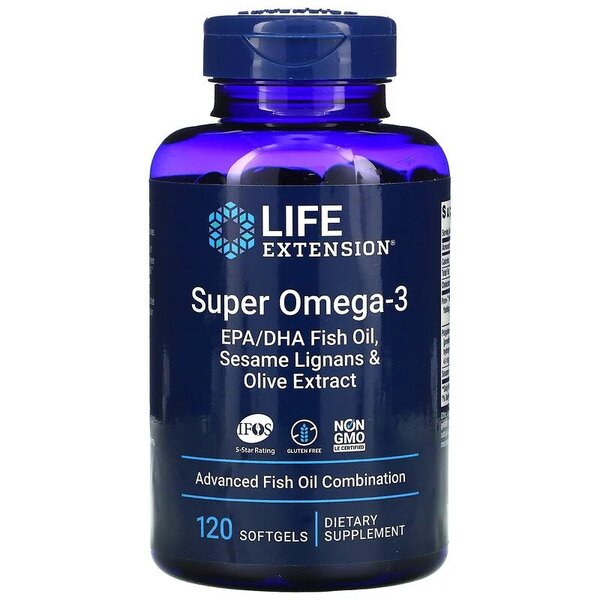 Life Extension Super Omega-3, 120 Softgels