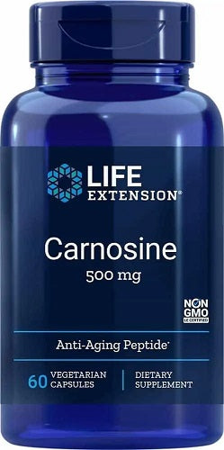 Life Extension Carnosine 500mg, 60 vCapsules