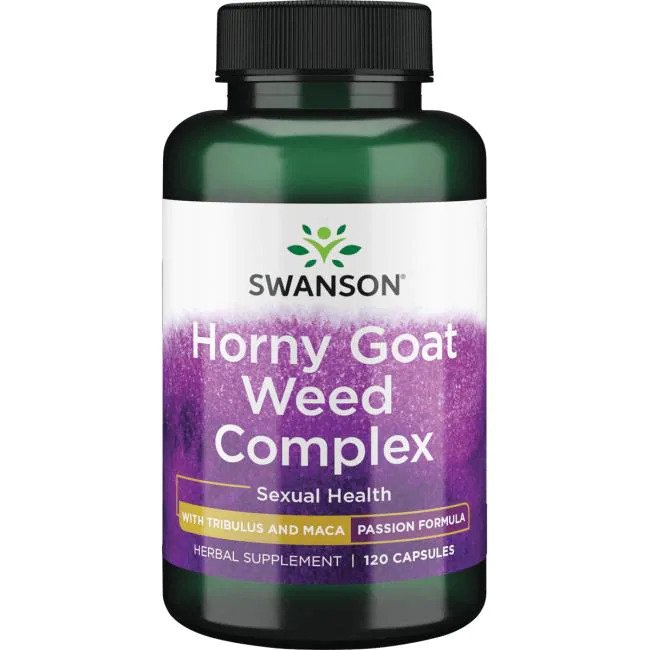 Swanson Horny Goat Weed Complex, 120 Capsules