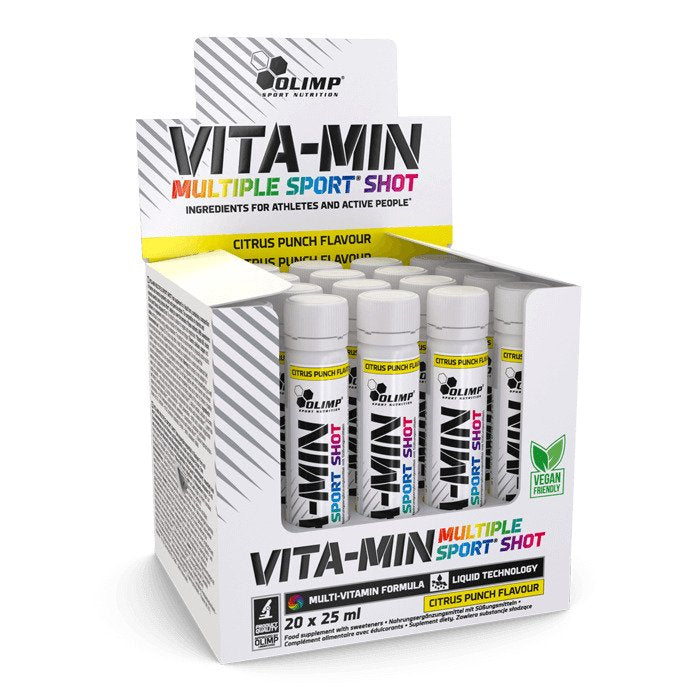 Olimp Nutrition Vita-Min Multiple Sport Shots Citrus Punch (EAN 5901330079986), 20 x 25 ml.