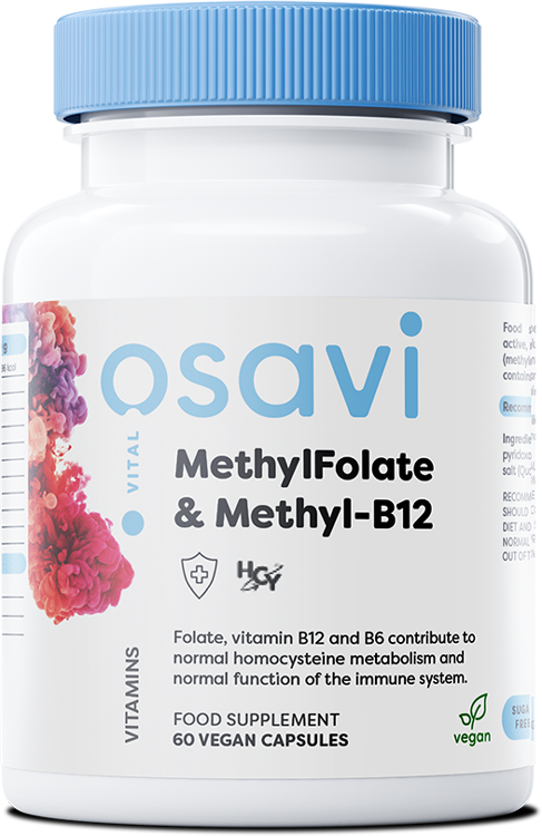 Osavi MethylFolate & Methyl-B12, 60 vegan Capsules