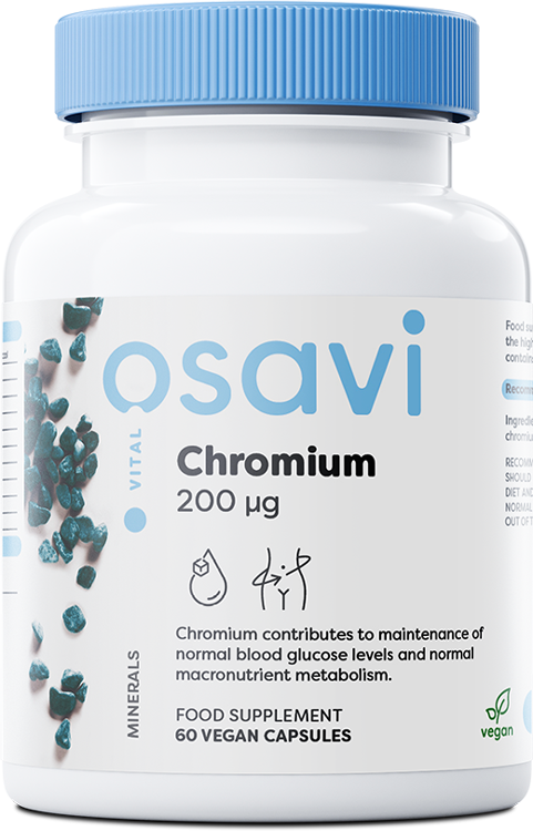 Osavi Chromium 200mcg, 60 vegan Capsules
