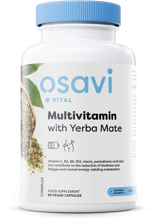 Osavi Multivitamin with Yerba Mate, 90 vegan Capsules