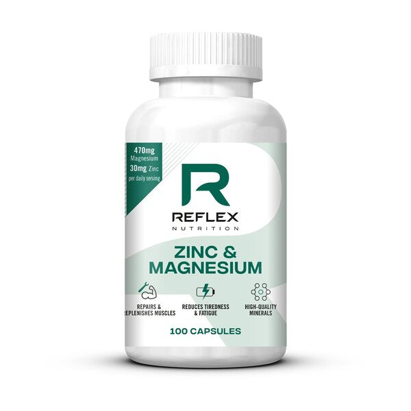 Reflex Nutrition Zinc & Magnesium, 100 Capsules