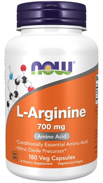 Now Foods L-Arginine 700mg, 180 vCapsules