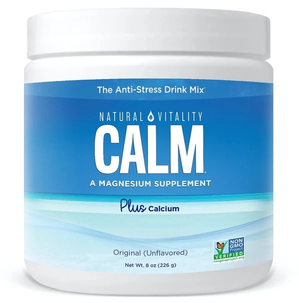 Natural Vitality Natural Calm Plus Calcium Unflavored, 226g