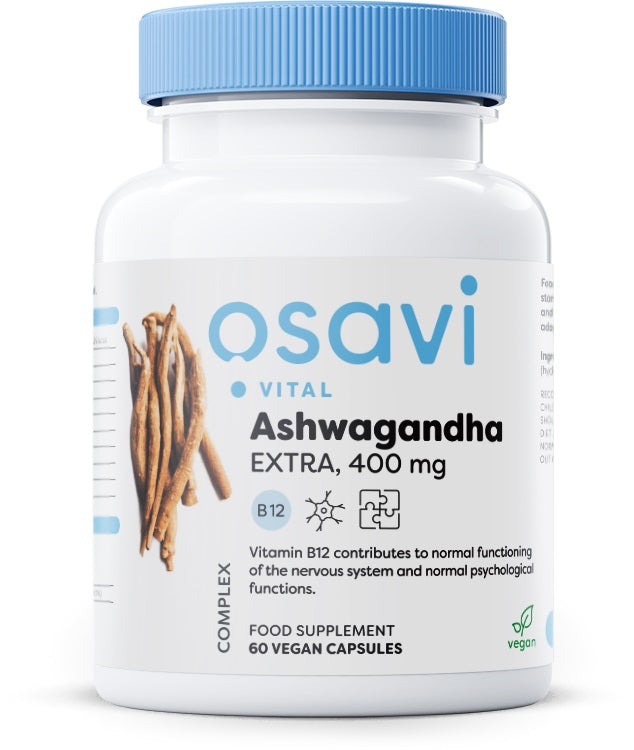 Osavi Ashwagandha Extra 400mg, 60 vegan Capsules