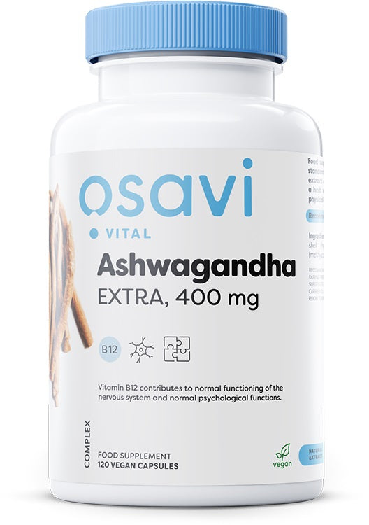 Osavi Ashwagandha Extra 400mg, 120 vegan Capsules