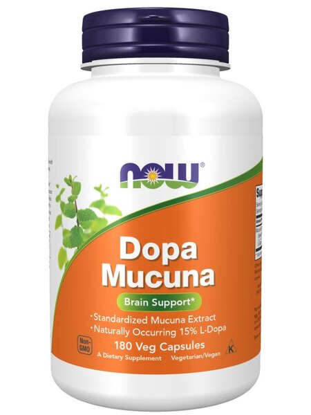 Now Foods DOPA Mucuna, 180 vCapsules