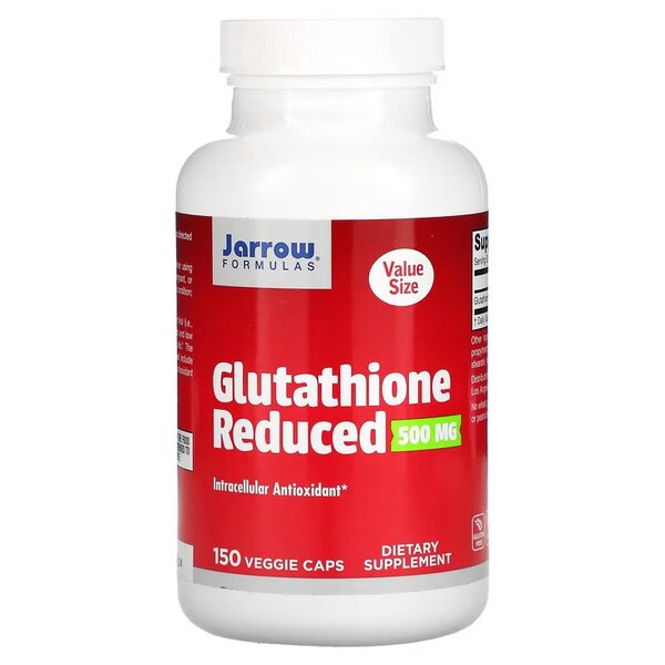 Jarrow Formulas Glutathione Reduced 500mg, 150 vCapsules