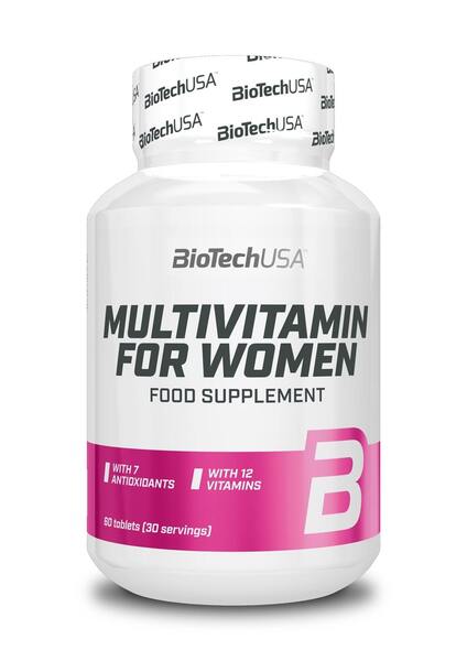 BioTech USA Multivitamin for Women, 60 Tablets (EAN 5999076247578)