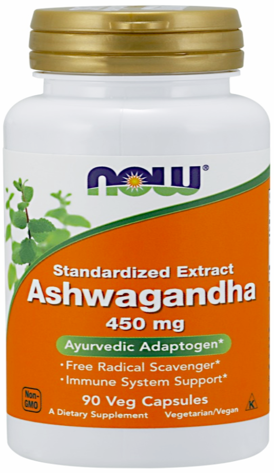 Now, Ashwagandha 450mg Extract - 90 Capsules
